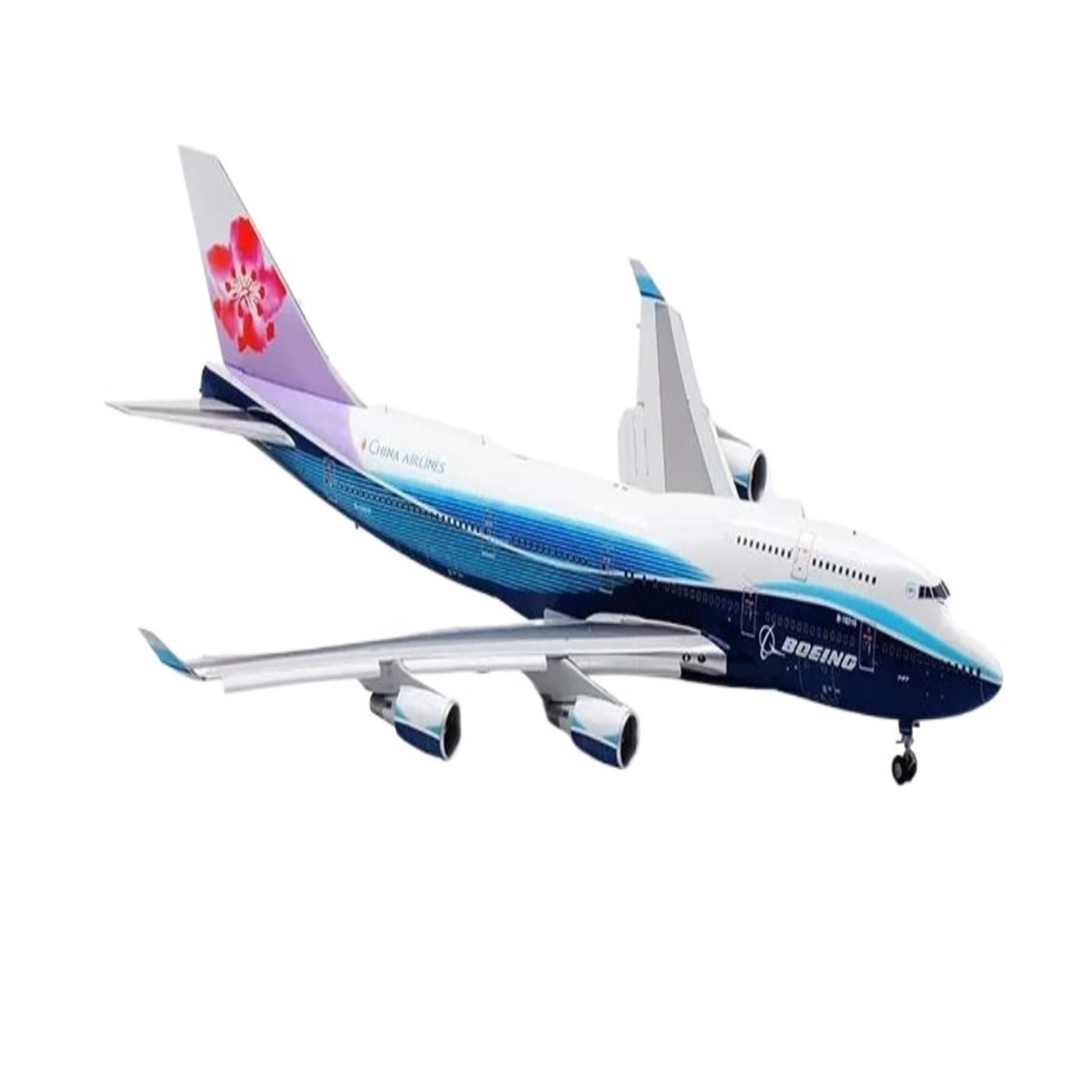 Adornos Kit de construcción de aviones Boeing 747 para despachos y oficinas 8