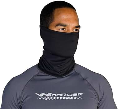 WindRider UPF 50+ Sun Protection Neck Gaiter for Fishing