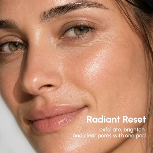 Image of MAREE Glycolic Acid Pads & 2% Salicylic Acid - Toner Pads for Face with 20% Glycolic Acid Solution - Face Exfoliating Pads, Acne Clearing Face Pads - Skin Pore Resurfacing & Radiance Device - 50 Count