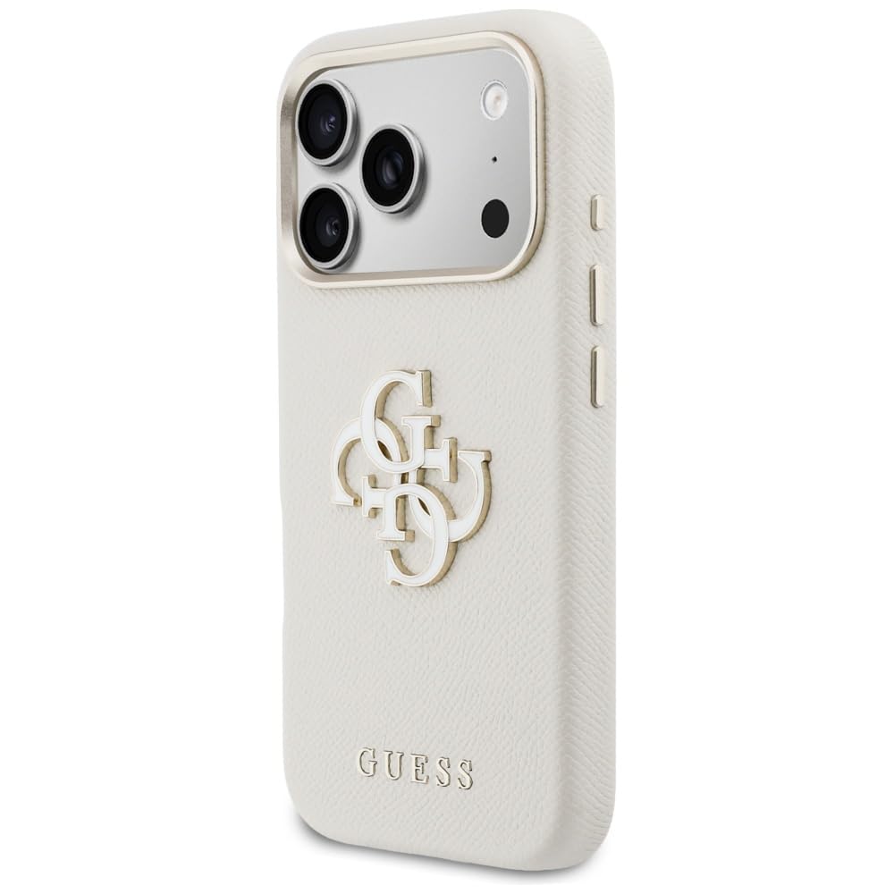 CG MOBILE Guess FW Resing Logo etui do iPhone 17 Pro (beżowe)