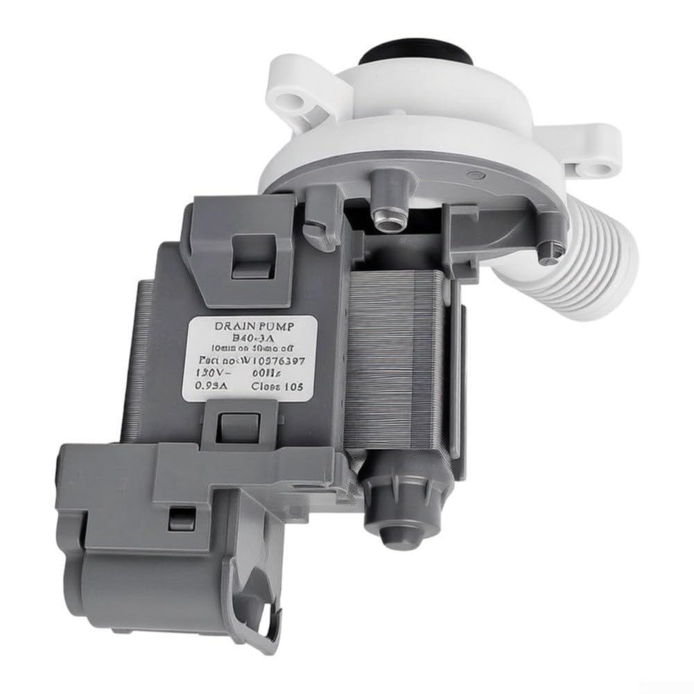 Bomba de desagüe W10276397 para lavadora repuesto magnético para drenaje para rápido instalación para fácil compatible múltiples 40W