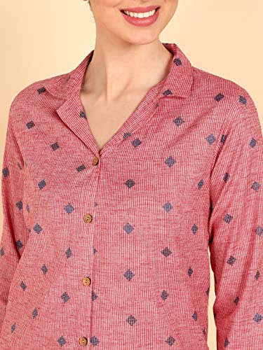 Image of Vaamsi Cotton Printed Night Suit (VNWK1016A Gold)