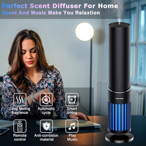 Difusor aromático eléctrico 2025 Upgrade con altavoz Bluetooth miniatura 3