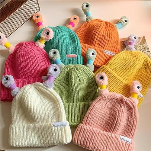 Winter Parent-Child Cute Glowing Little Monster Knit Hat & Gloves. Light Up Hat & Gloves for Party4