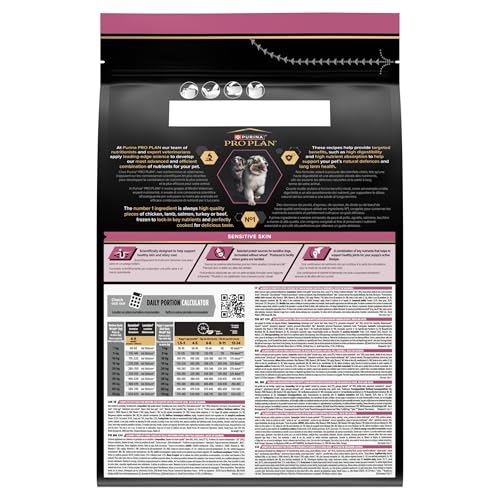 Pro Plan Medium Puppy Sensitive Skin, Welpenfutter trocken, reich an Lachs, 1er Pack (1 x 3 kg)
