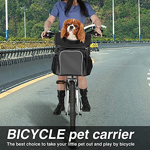 Pet Carriers Backpack Bicycle Basket, Adjustable Dog Back Pack Travel Bag, Fit for Travel, Hiking, Camping, Outdoor Bike… - Image 8