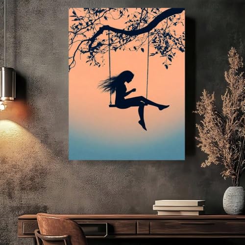 Lienzo de colores de atardecer para llenar de calma e inspiración tu zona de descanso 3