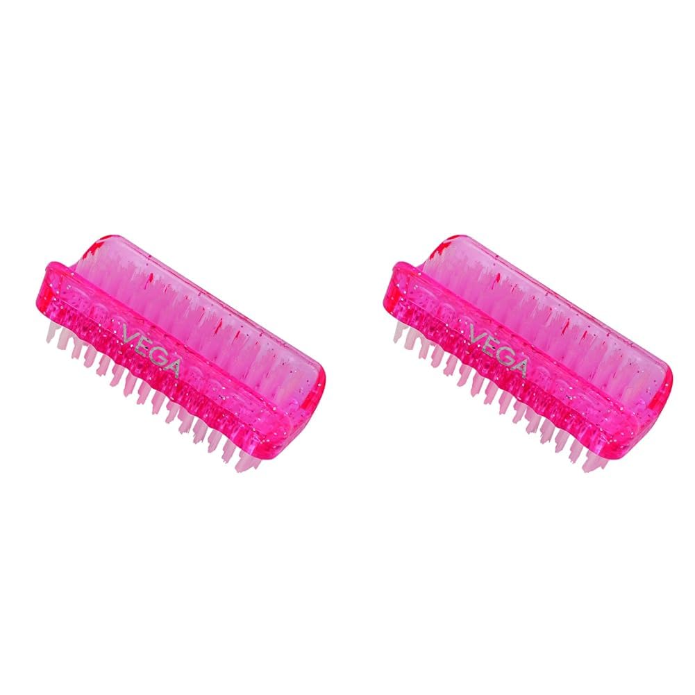 VEGA Dual Surface Nail Brush, Blue, 37 g (Pack of 2)-image-21