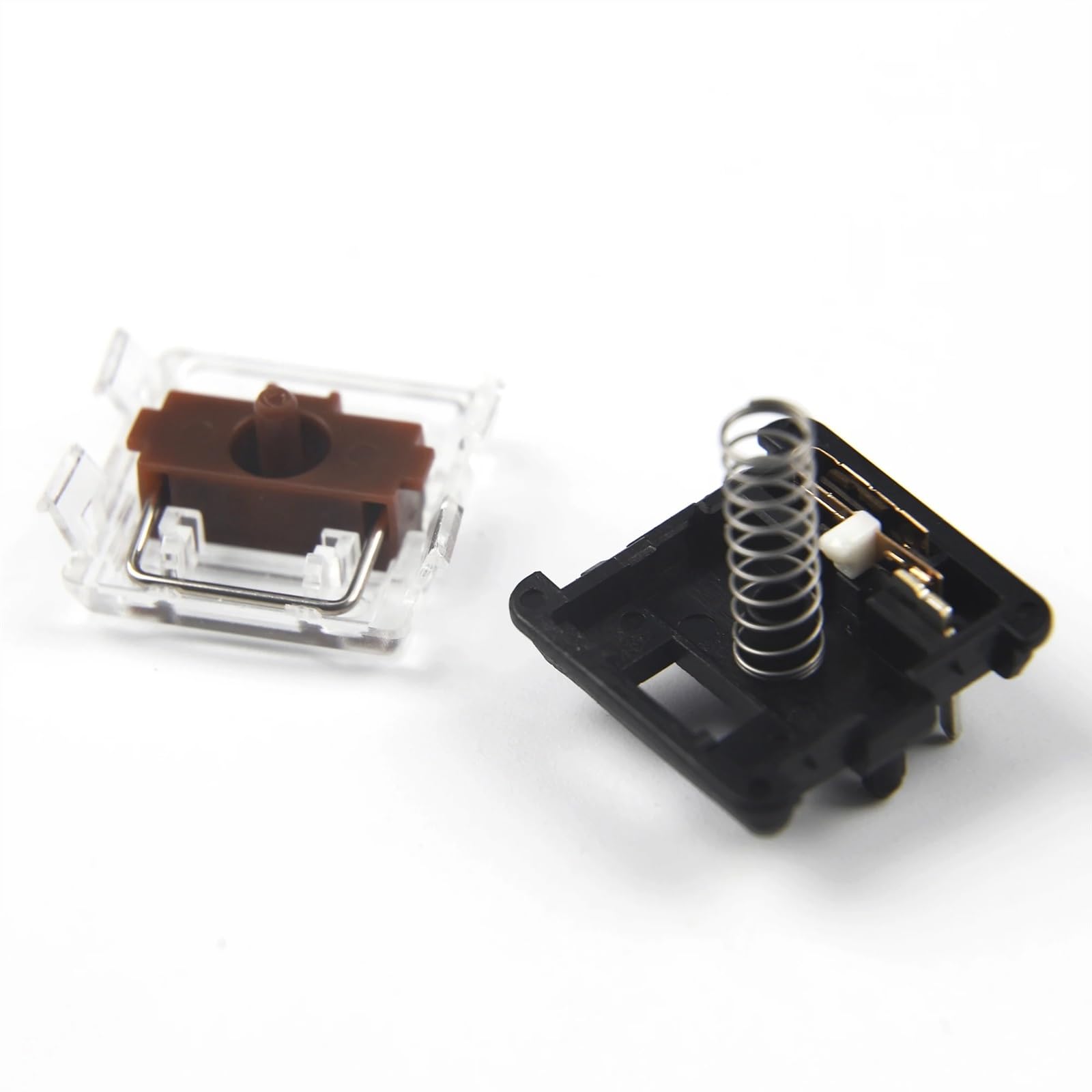 SXFSFEF Low Profile Choc Switch 1350 Schokoladen-Tastaturschalter for mechanische Tastatur, Weiß, Rot (Color : Choc Brown 70pcs)