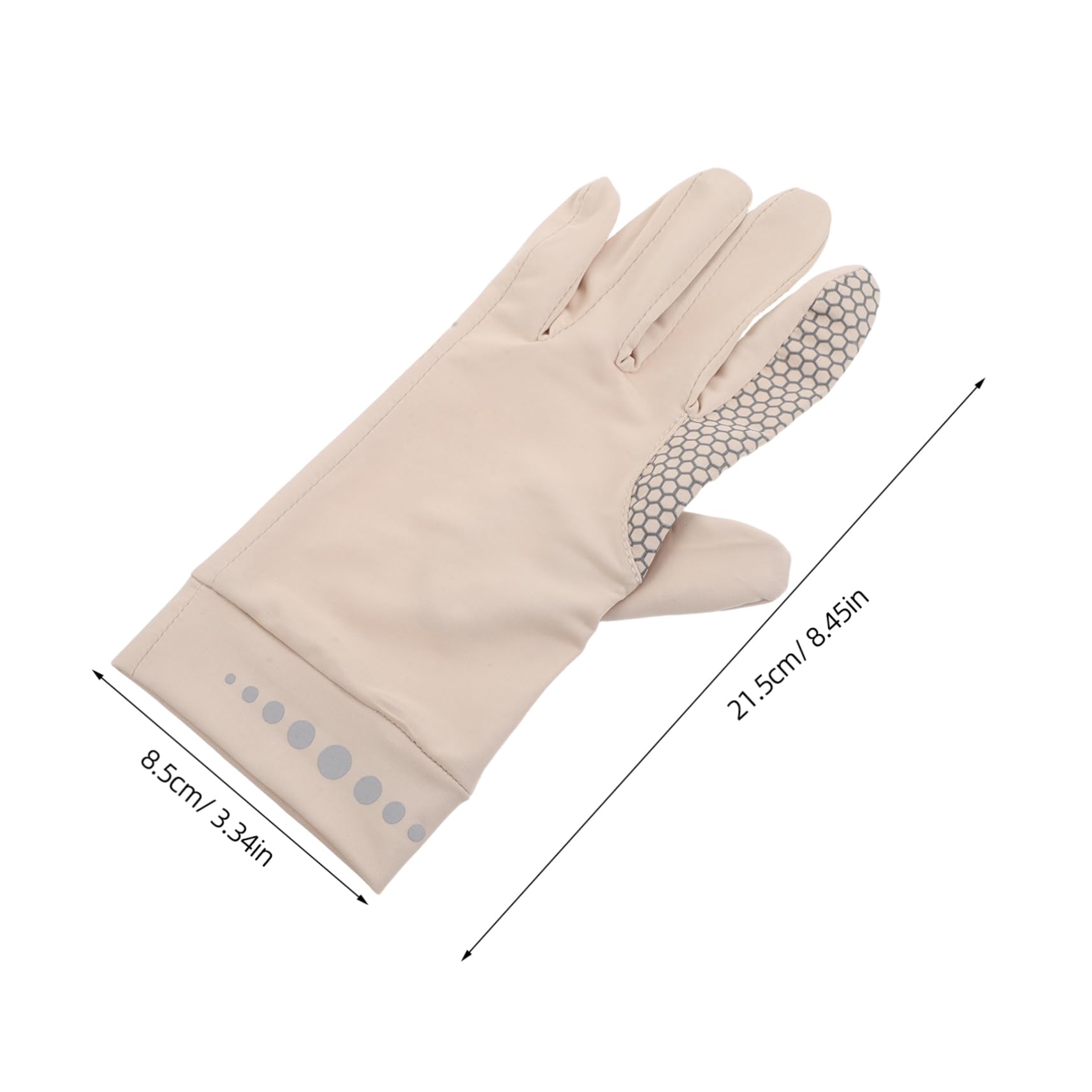 SUPVOX 1 Pair UV Protection Gloves for Men Women Breathable Touchscreen Sports Mittens with Non Slip Grip for Driving Cycling Hiking Outdoor Activities Lightweight Comfortable Sun Defense