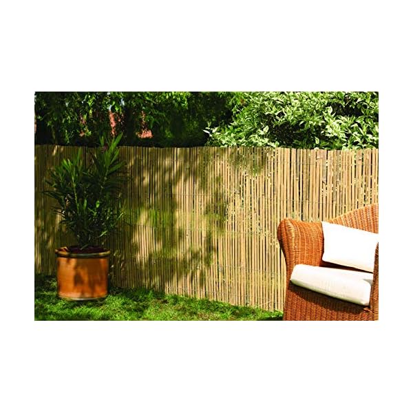 DE-COmmerce® Robuster Sichtschutz Zaun Bambus CALAMA extra gehärtet I Balkonsichtschutz Sichtschutzzaun Garten Trennwand…