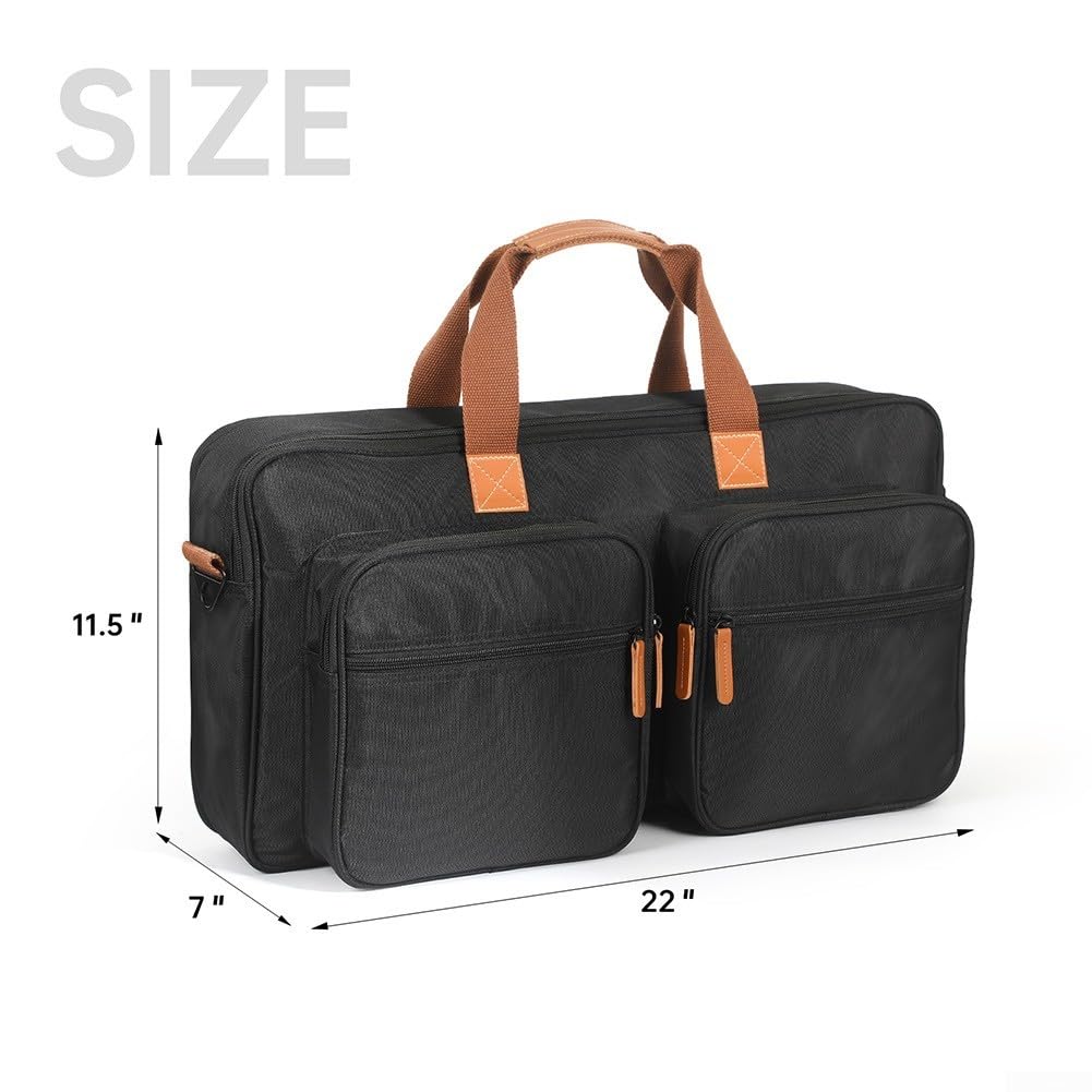 Custodia impermeabile per controller Pioneer DDJ-FLX4 a 2 piani, custodia da trasporto multistrato con tracolla regolabile, borsa da viaggio nera per attrezzatura DJ