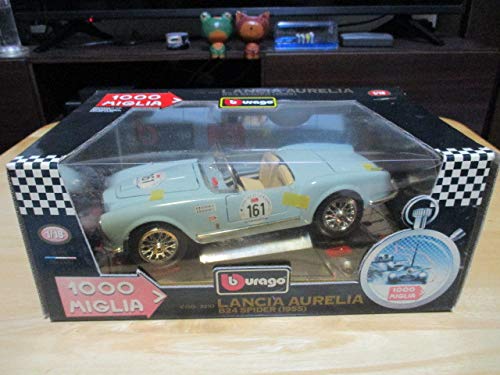 1/18 ランチア　アウレリア　B24スパイダー　ミッレミリア出走車　極美品 Amazon | ブラ―ゴ製 1/18「 ランチア・アウレリアB24 スパイダー