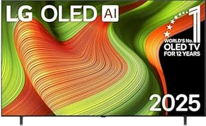 LG OLED77B59LA TV 77 Zoll (195 cm) 4K OLED AI TV (α8 Gen2 4K AI Prozessor, webOS 25, 120Hz) [Modelljahr 2025]