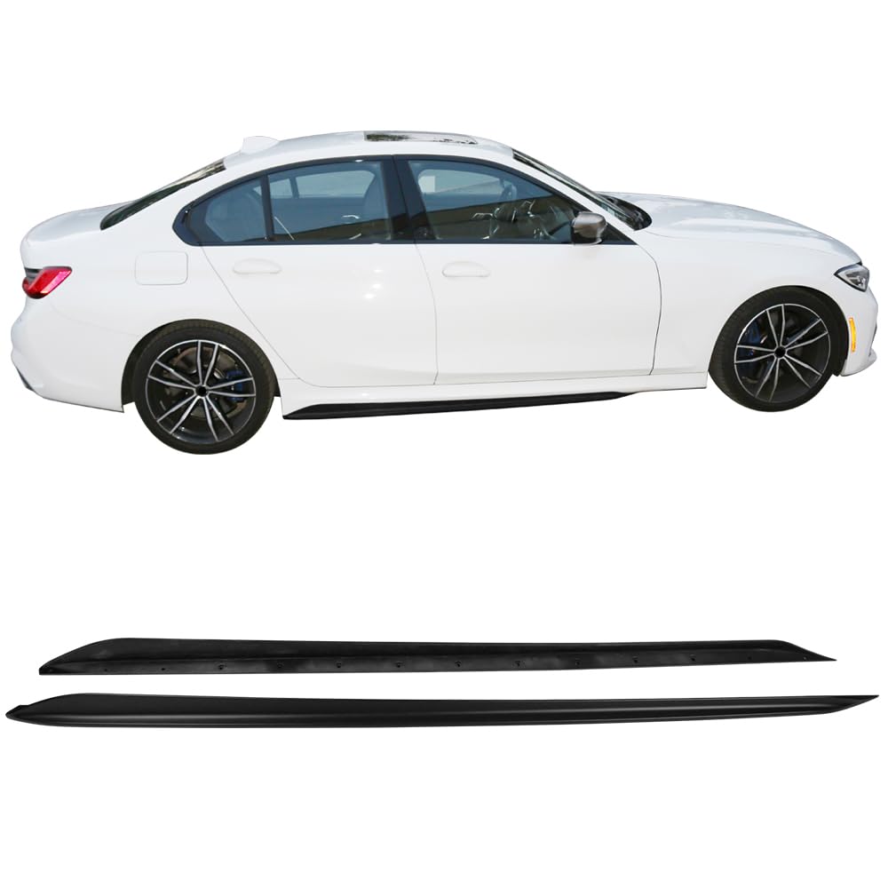 送料込み　 G20 M Performance/ノーブランドサイドスカート Amazon | 2019-2025 BMW G20 M-Sport バンパーサイドスカート 2PC ABS