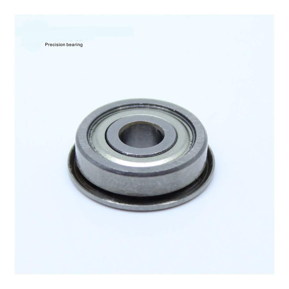 SUOFEILAIMU F627ZZ Flange Bearing 7x22x7 mm Deep Groove Ball Bearing ABEC-1 (10 PCS) Flanged Ball Bearings F627 Z ZZ Precision Bearing