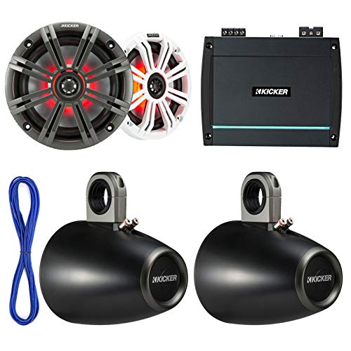 marine speaker and amp package