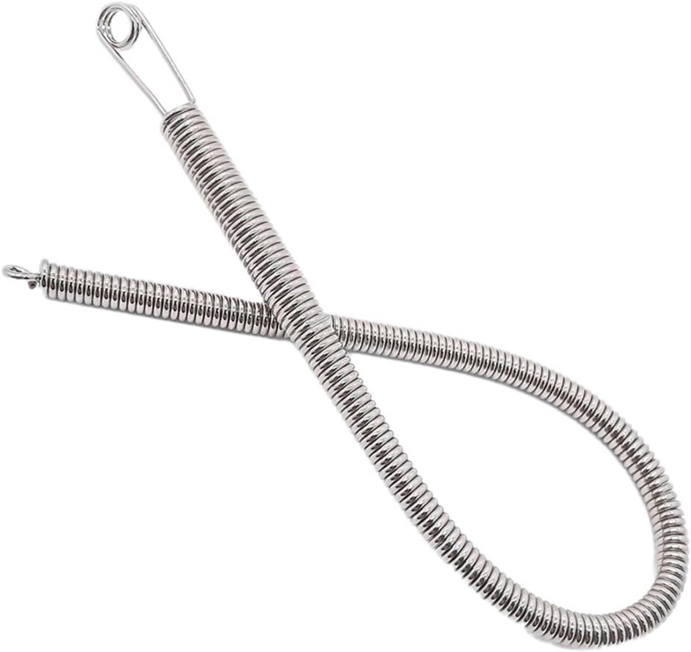 Drawstring Cord with Spring Threader Tool 20Pcs Bendable Spring Drawstring Threader with Clip for Hoodie Pants DIY Sewing Repair Tool