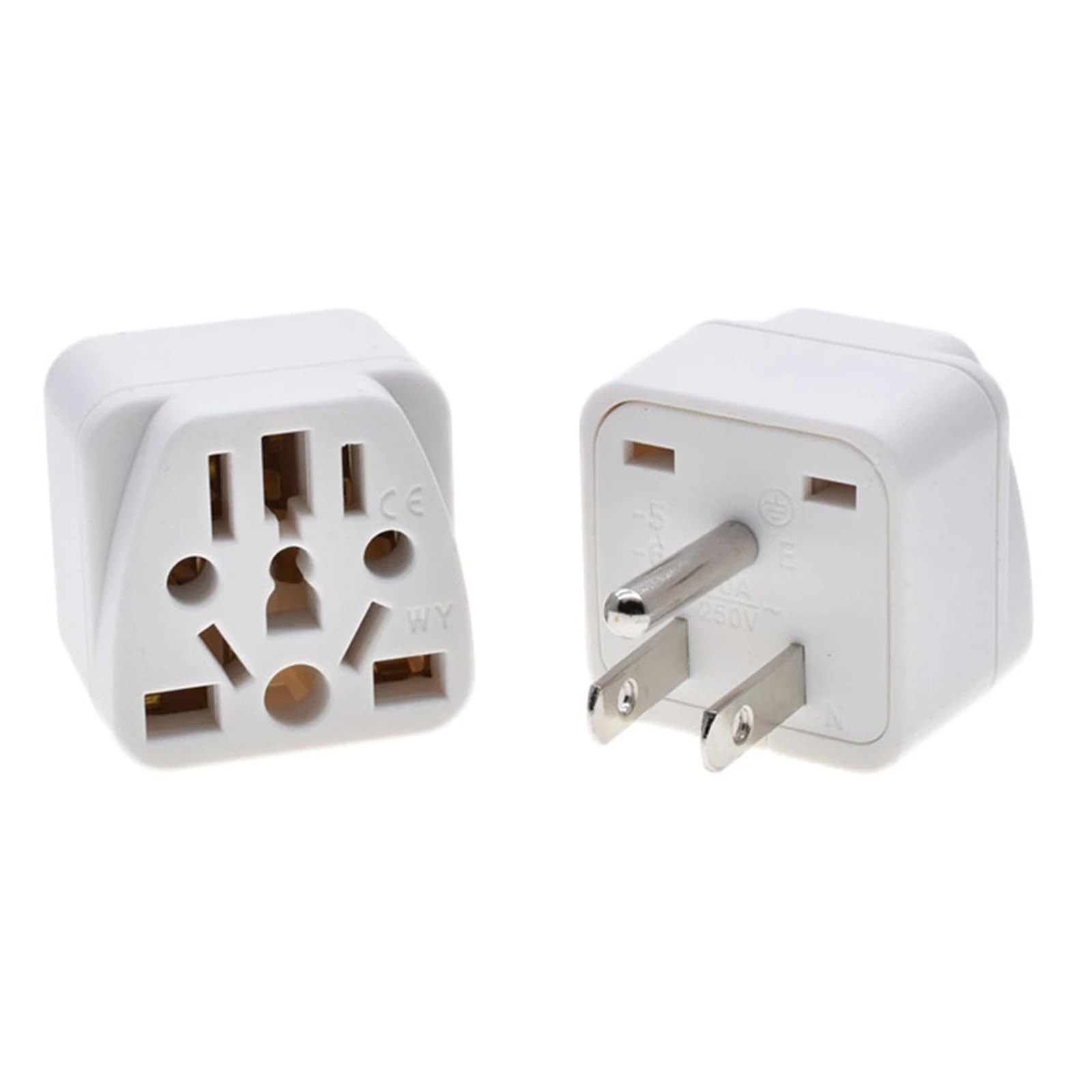 Adaptateur de prise courant alternatif Wy-5 White, l'accessoire idéal pour vos voyages