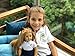 MY GENIUS DOLLS Customizable School Uniform for American Girl Doll | Your Own School Logo | DIY Accessories and Clothes | Fits All 18 inch Dolls Like Our Generation, My Life,Packed (White)