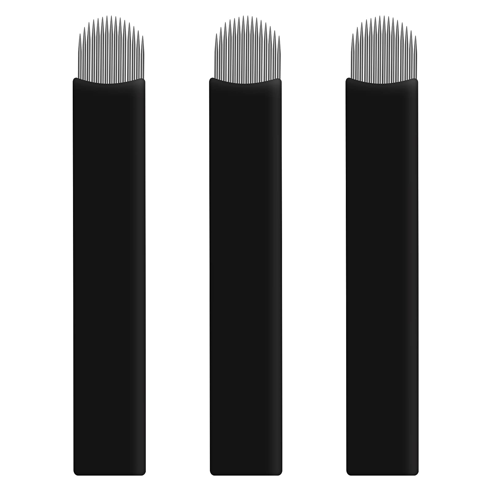 50pcs Black Disposable Microblading Blades U Shape 0.20mm Blade for Semi Permanent Makeup Beauty (U15)