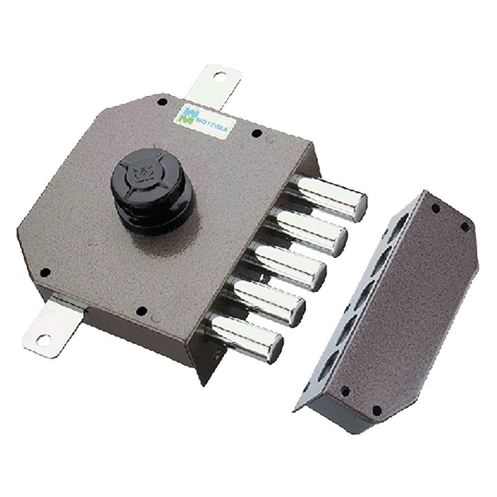 Serratura Triplice Art. 621 Pompa-Cilindro Ø 30 Mm Con Lunghezza Esterna Mm 50. Apertura Interna Con Pomolo, Corsa Chiavistelli Mm 40, Corsa Aste Mm 17, Pompa Singola Esterna. Senza Aste. - 4