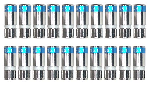 CabelconF-6-TD 5.1 Compression Connector (Pack of 20)