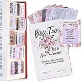 Born2Calm Laminated Bible Tabs Gold - 90 Pieces Catholic Bible Tabs for Women with Guide - Inspirational Bible Journaling Supplies as Christian Gifts for Women