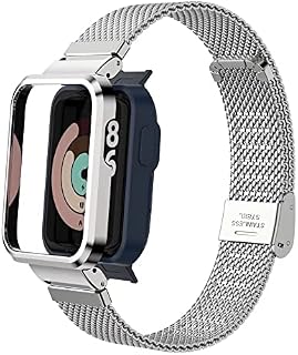 T-BLUER Wymienne opony kompatybilne z Xiaomi Mi Watch Lite/Redmi Watch Lite, metalowe bransoletki ze stali nierdzewnej do Redmi Watch Lite Fitness Tracker
