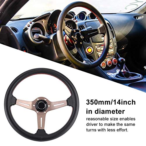 Volant de Drift 250mm Noir en Cuir pour Style NARDI 6-Bolt - Geekodrome: Boutique d'accessoires geek Expérience de conduite avec le PXN V99