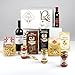 RE REGALO ITALIA IN TAVOLA Cesto Alimentare Kit 10 pezzi, Sugo all'arrabbiata, Taralli di Puglia, Verdure grigliate, Pasta ai porcini e al nero di seppia, Aceto balsamico di Modena, Bottiglia di vino