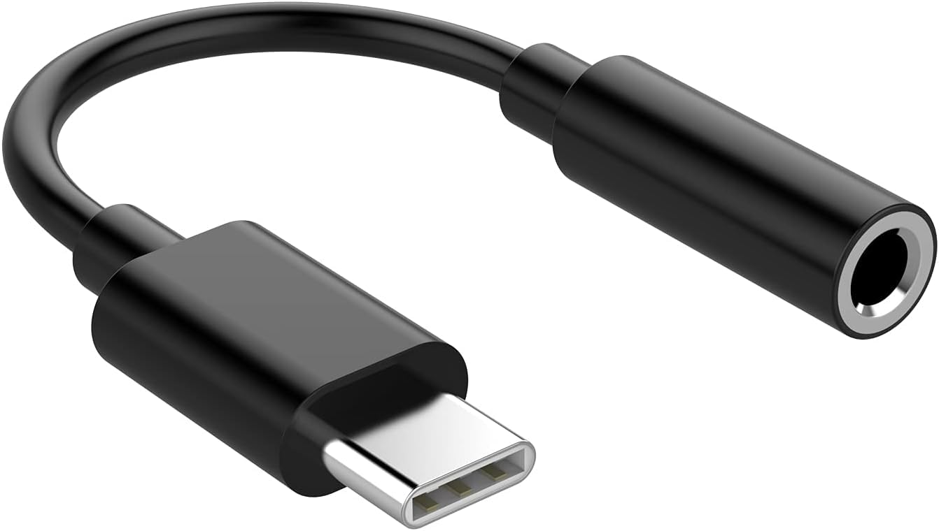 Samsung_TypeC to 3.5mm Headphone Jack, 32bit Hi-Fi Sound Type C to 3.5mm Compatible with Pixel 2/2XL/3/3XL/6/6 pro & Samsung S24/S24Plus/S24 ultra/ S23/ S23 Ultra/ S23+/ S22/ S22 Ultra S21/S20 -Black-image-9