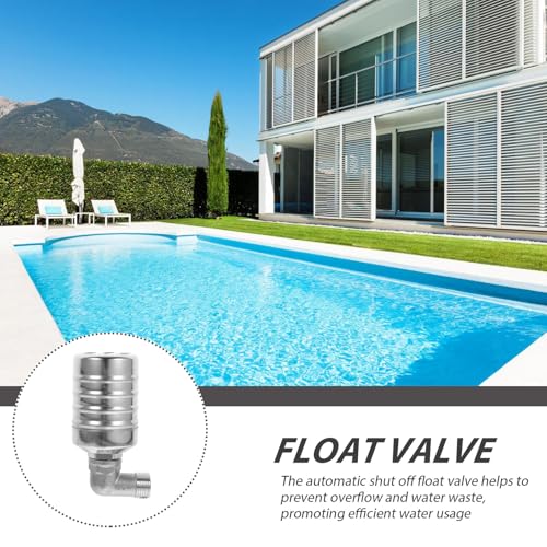 Válvula de agua de acero inoxidable ideal para regular el llenado de estanques exteriores 7