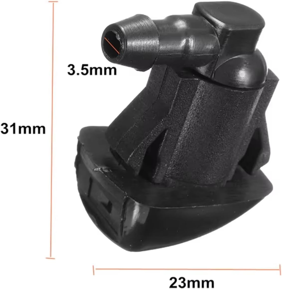 Car Wiper Washer Sprayer Compatible with Toyota for Solara 2004-2008 for Tundra 2000-2005 OEM 85381-AE020 Front Windshield Washer Nozzles Replacement