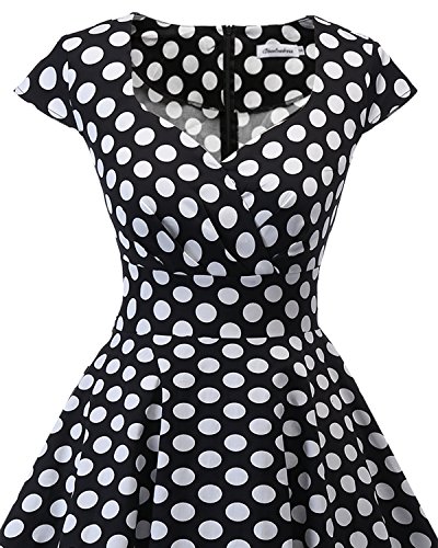 Image of Bbonlinedress Women Short 1950s Retro Vintage Cocktail Party Swing Dresses