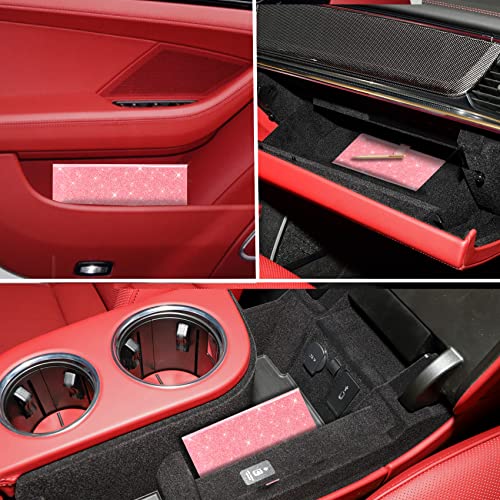 Image of TOURSUIT Car Registration and Insurance Card Holder, Glitter Pink