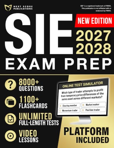 SIE Exam Prep: A Structured Roadmap for the Securities Industry Essentials with Certification-Focused Strategies and Practice Tools