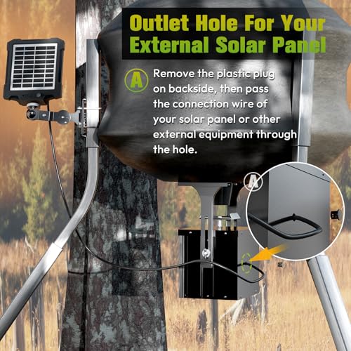 image for Tomaki 6V Deer Feeder Kit, Motor and Timer Metal Kit, Digital Game Fee