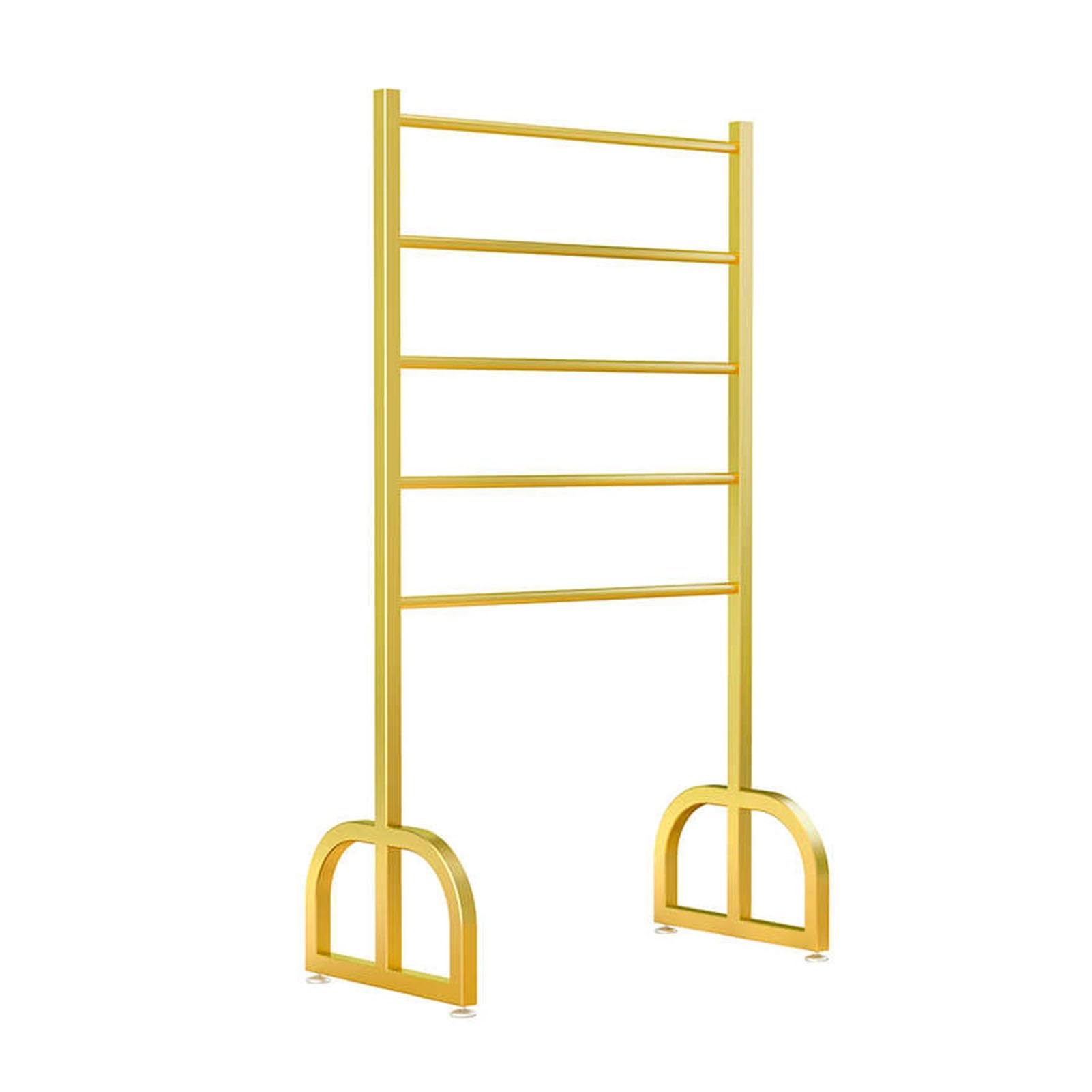 Espositore per Rotoli di Tessuto per pellicole per finestre e Carta da Parati, Portata Massima 150 kg, Versatile Supporto da Appendere per tappetini e cope,Gold-150x40x100cm