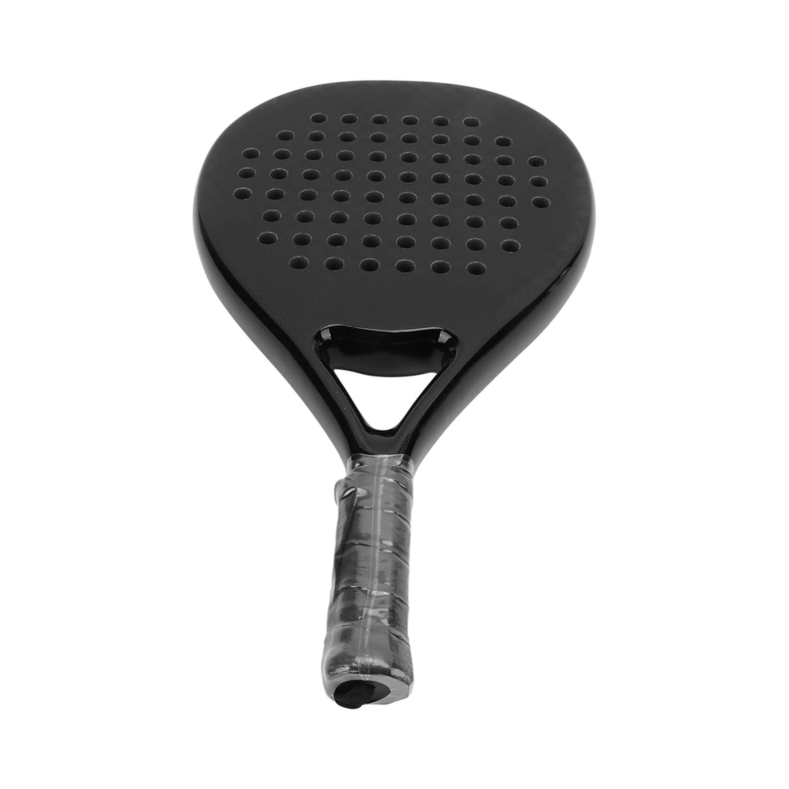 Bewinner Raquette de Tennis de Plage Entièrement en Fibre de Carbone avec Noyau en Mousse EVA, Poignée Ergonomique et Dragonne pour Un Contrôle et Une Vitesse Hautes Performances