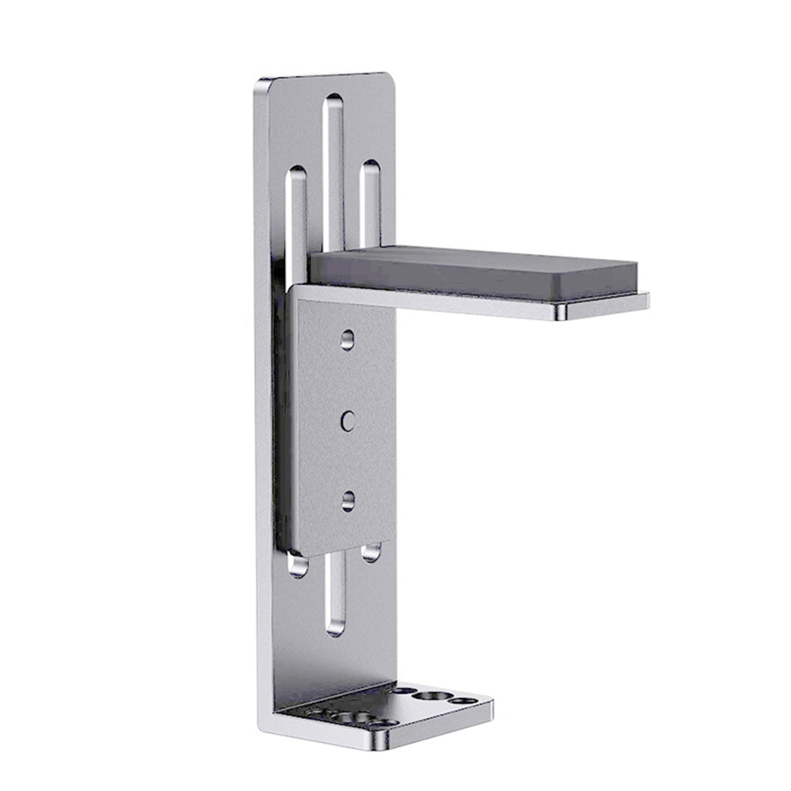 Pffiocix Silver Metal Gpu Reinforced Bracket For Desktop Computer, Durable And Space Efficient Computer Graphics Card Holder