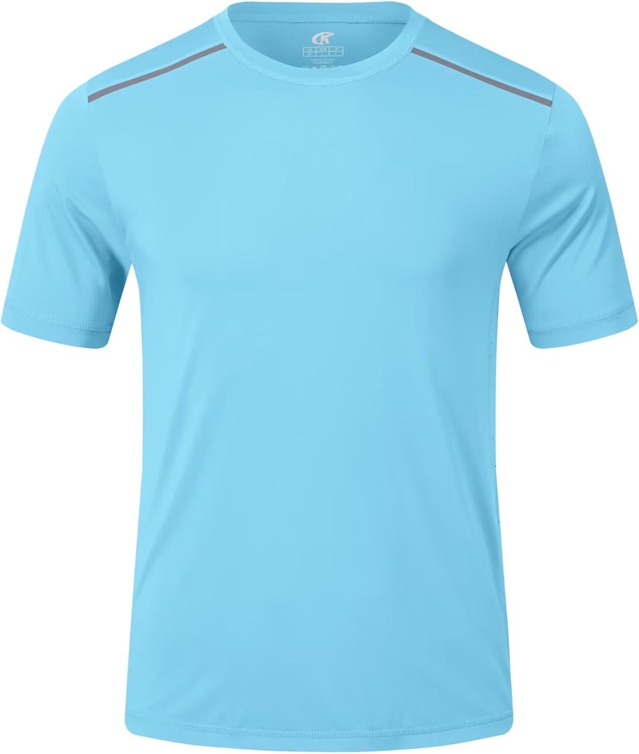 Yundobop Men's Athletic Workout T-Shirt Breathable Short Sleeve UPF 50+ Running Tee