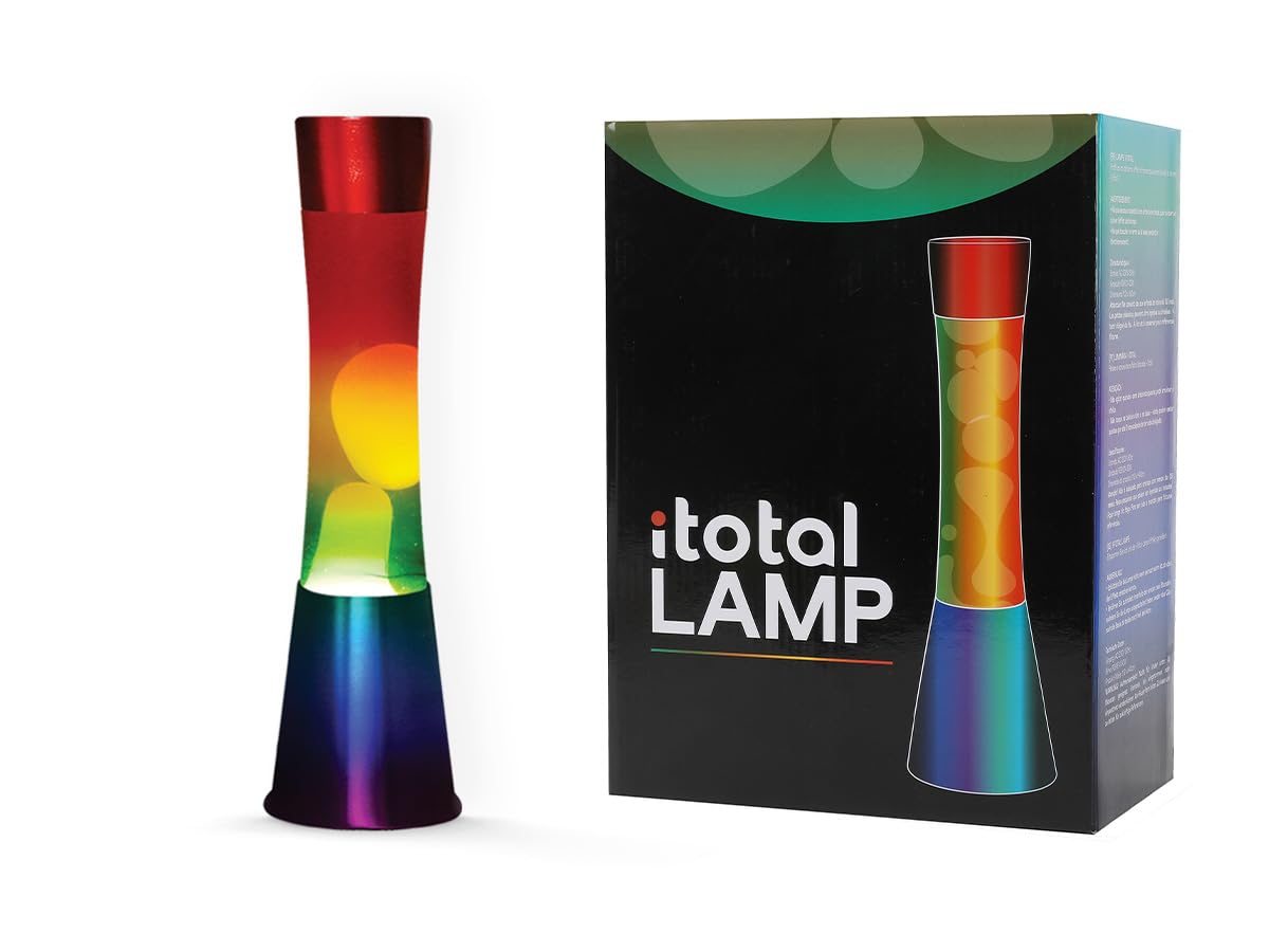I-TOTAL - Magma & Glitter Lampa lawowa tęcza (Rainbow 2).