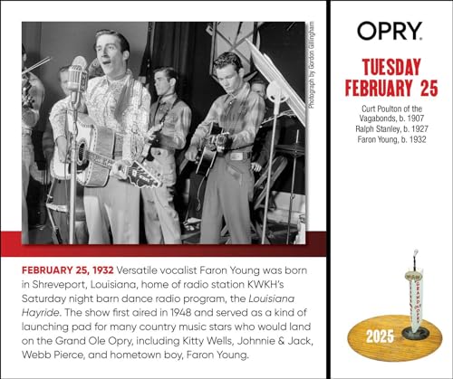 Grand Ole Opry 2025 Day-to-Day Calendar: Celebrating 100 Years of the Artists, Fans & Home of Country Music - Image 4