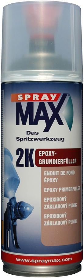 Spray Max 2 K Epoxy Primer Filler - 400ml (Black)