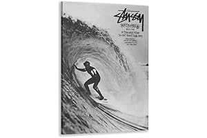 International Stussy Tribe Vintage Surf Poster
