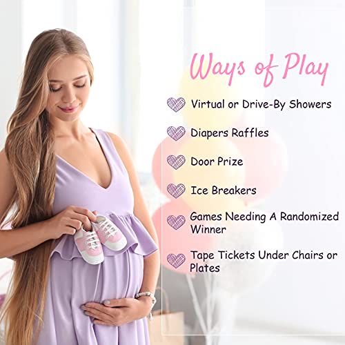 50 Pieces Diaper Raffle Tickets And 1 Sign Baby Shower Games Baby Shower Invitations With Diaper Raffle Cards Kraft Paper Baby Gender Neutral Tickets For Baby Shower Party Favor Decorations Supplies #TOP3