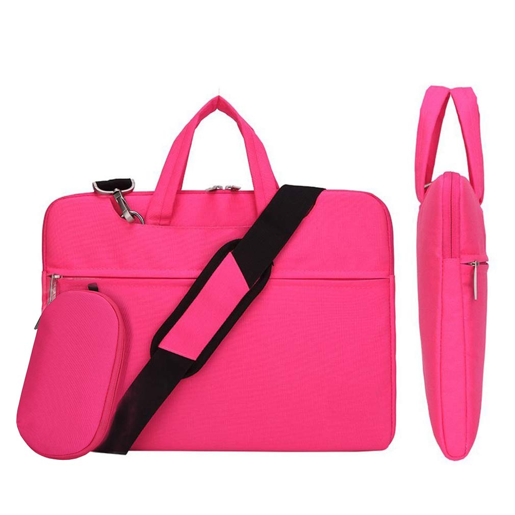 Cunliwaa Laptop Sleeve Case with Strap Shoulder Messenger Bag 11.6-15.6 inch Briefcase Carrying Bag