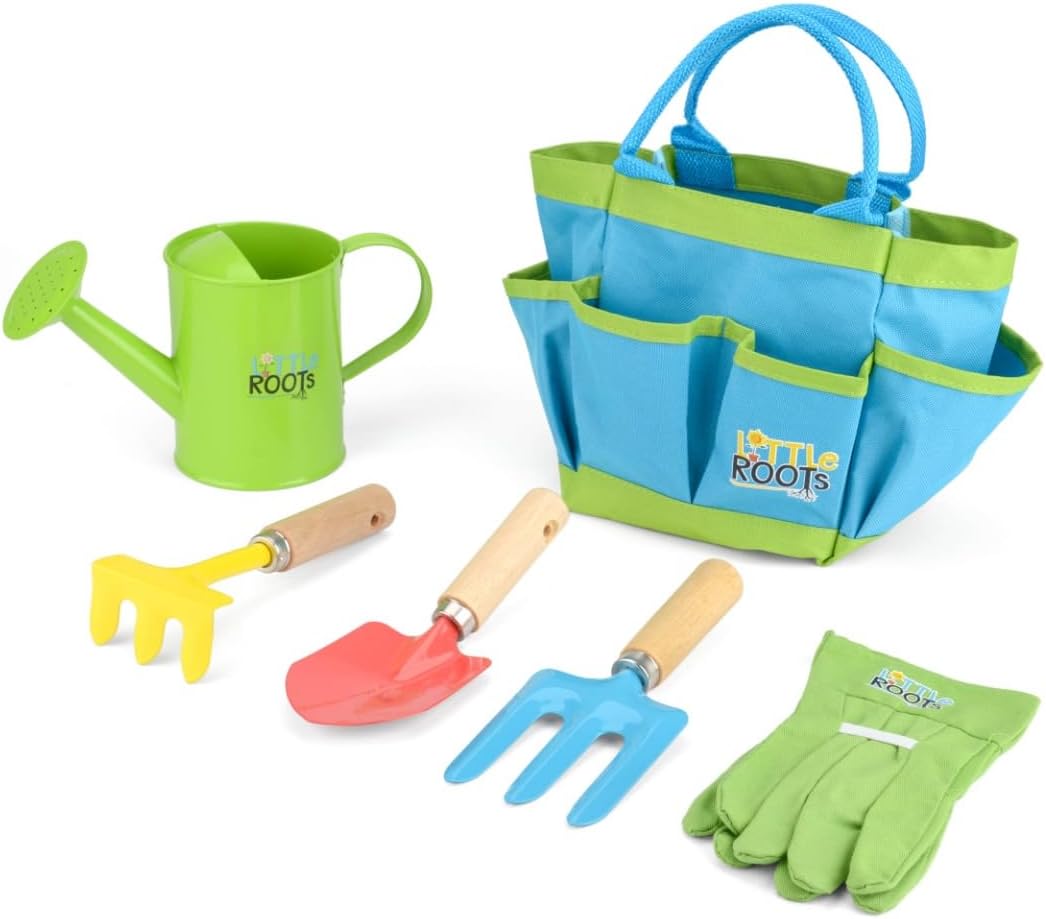 Little Roots BGG1653 Kids Tool Kit Bag, Toy Tool Box Set for Children, Multi-Colour