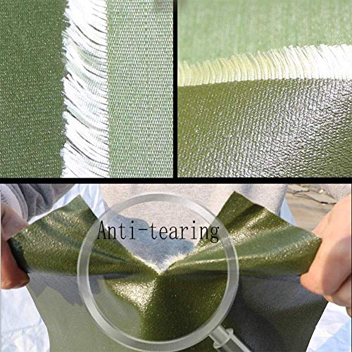 Bâche imperméable extérieure verte anti-UV pour bois et camping - 5